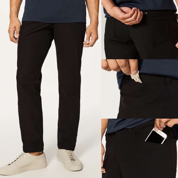 Lululemon Tall Mens ABC Classic Pants Sz 36 Style LM5468T Minimalist Performance - Picture 2 of 16